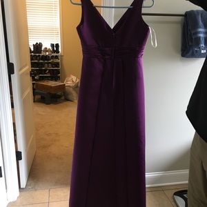 Purple gown